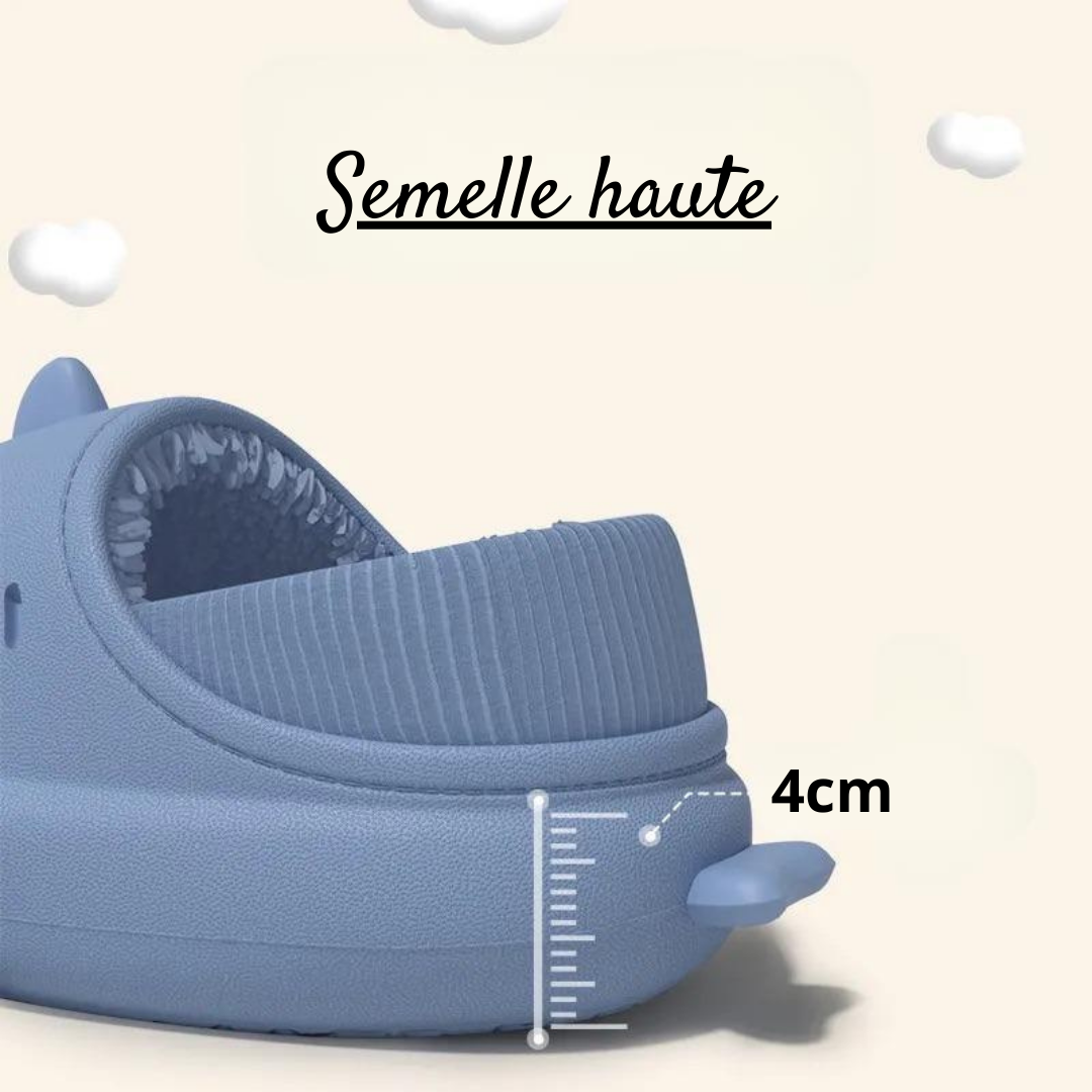 Chaussons Requin Imperméable semelle haute 