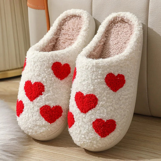 Chaussons à Motifs Fantaisie coeur