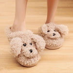 Chaussons Hautes et Basses en Peluche Chien - Vignette | Sleepizz