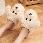 Chaussons Hautes et Basses en Peluche Chien - Vignette | Sleepizz