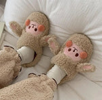 Pantoufles en Peluche Mouton - Vignette | Sleepizz