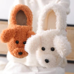 Chaussons Hautes et Basses en Peluche Chien - Vignette | Sleepizz