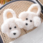 Chaussons Hautes et Basses en Peluche Chien - Vignette | Sleepizz