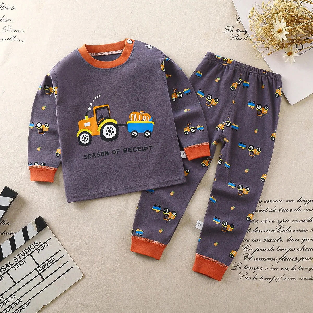 Pyjama tracteur, Doux pour Tout-Petit