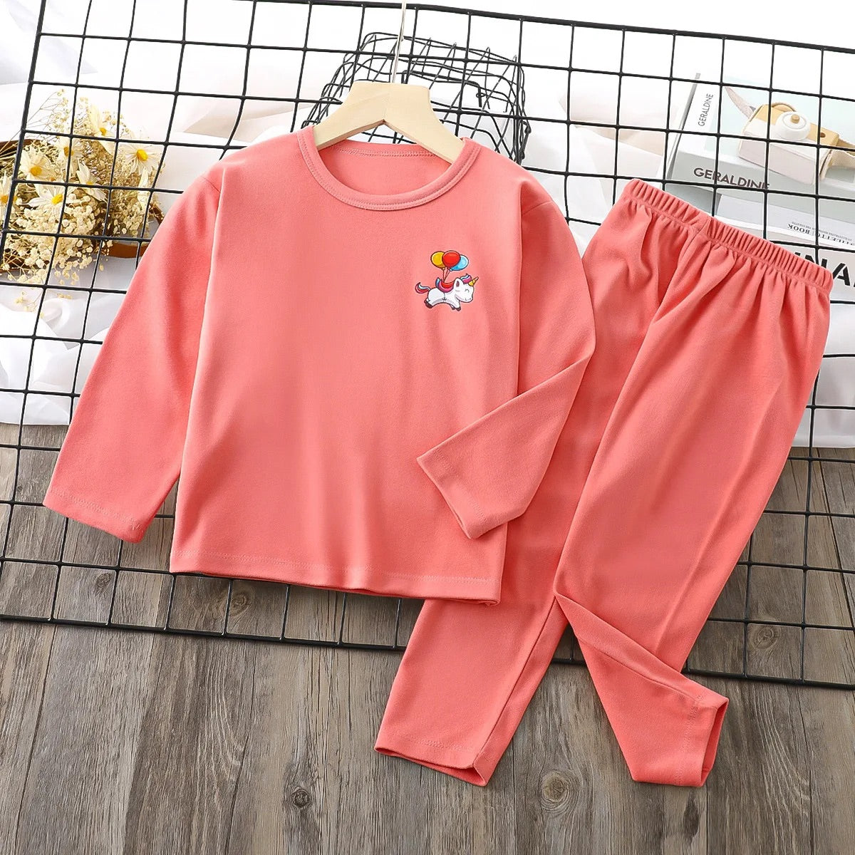 Pyjama Uni pour Enfants rose