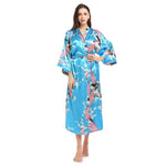 Robe de Nuit Kimono en Satin pour Femme - Vignette | Sleepizz