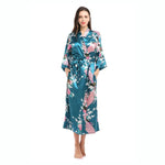 Robe de Nuit Kimono en Satin pour Femme - Vignette | Sleepizz