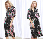 Robe de Nuit Kimono en Satin pour Femme - Vignette | Sleepizz