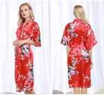 Robe de Nuit Kimono en Satin pour Femme - Vignette | Sleepizz