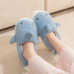 Chaussons Requin en Peluche pour Hommes et Femmes - Vignette | Sleepizz