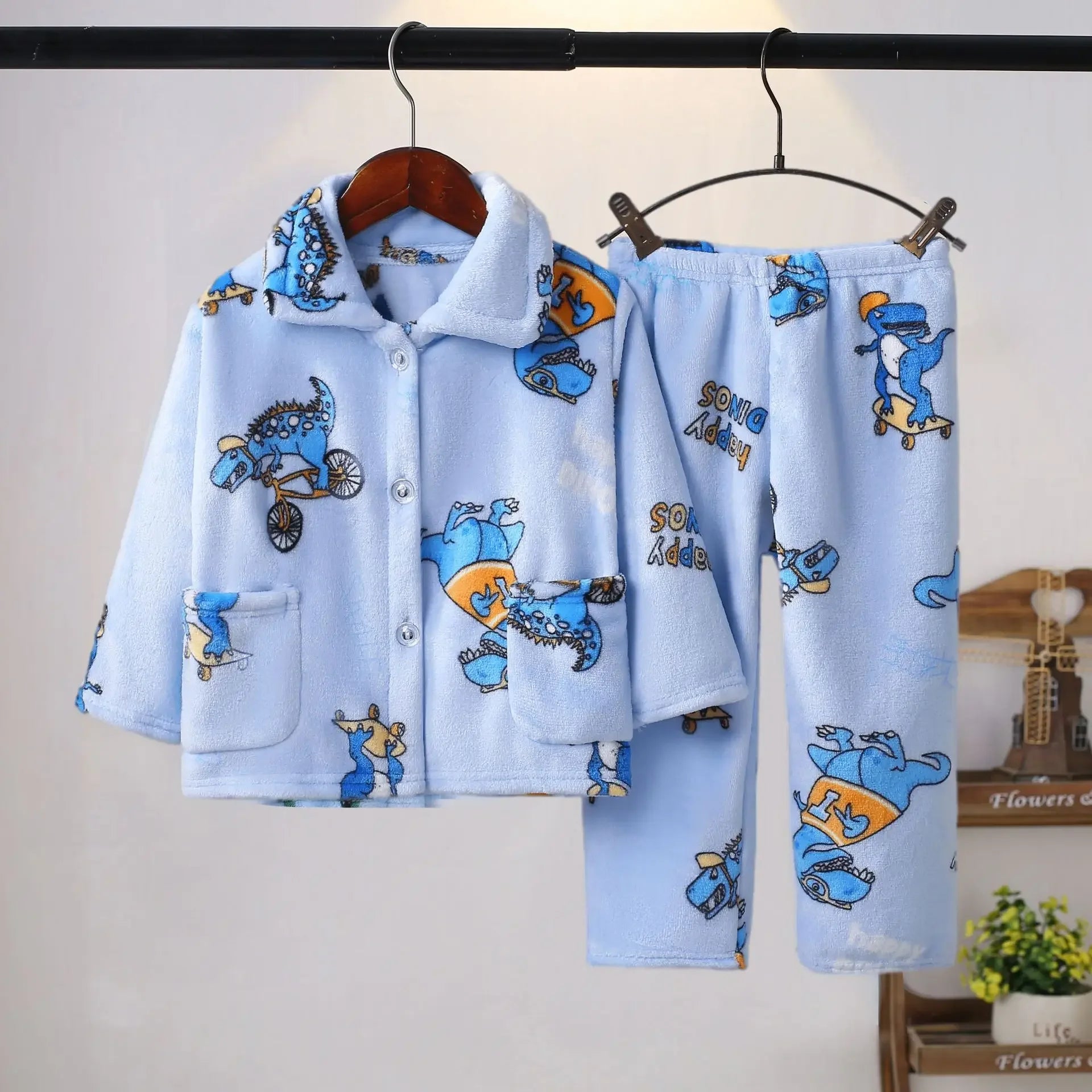 ensemble pyjama dinosaure pour enfant 