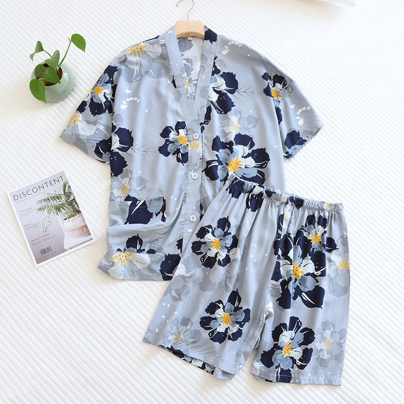 ensemble pyjama fleuri