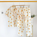 Ensemble pyjama 3 pièces fruité en coton - Vignette | Sleepizz