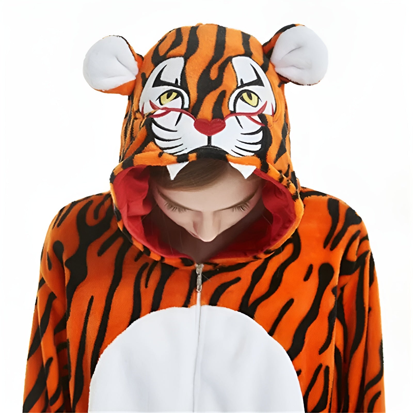 tête de Pyjama kigurumi tigre