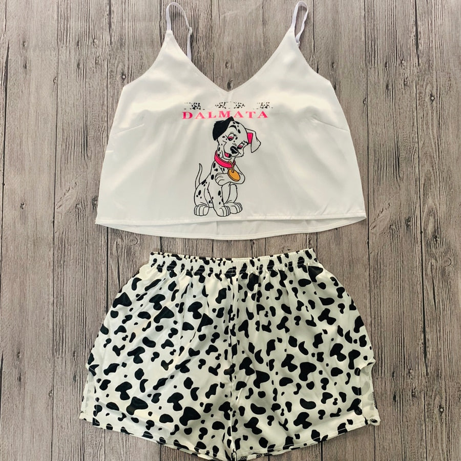 ensemble pyjama dalmatien pour femme 